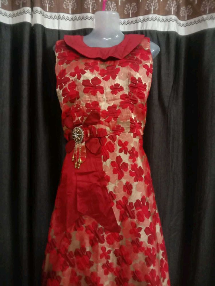 Red Floral Dress ❤️