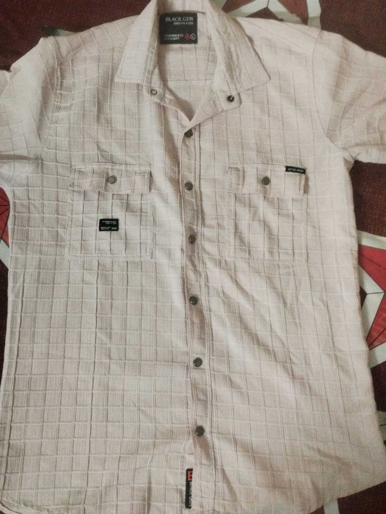 New Black Lion Checkered Shirt