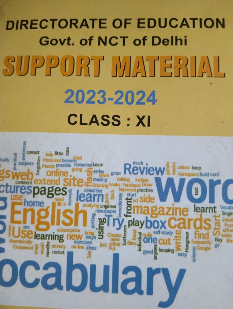 English Support Material For Class 11th