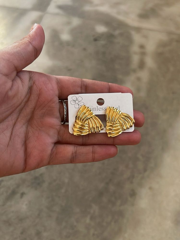 Gold Geometric Earrings