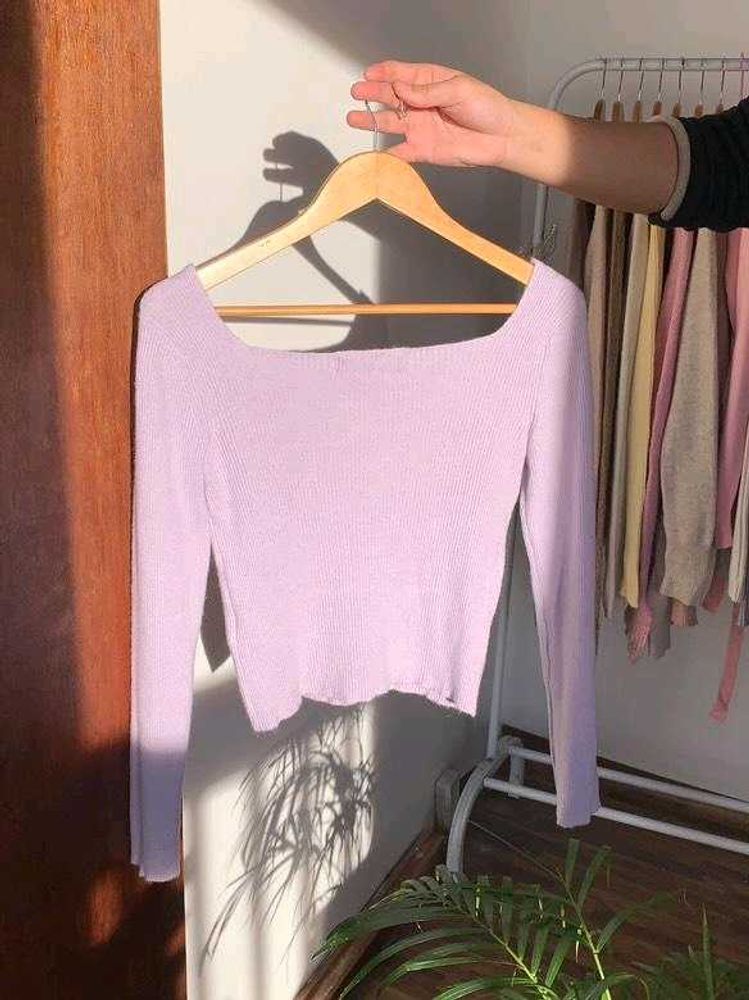 Square Neck Crop Top