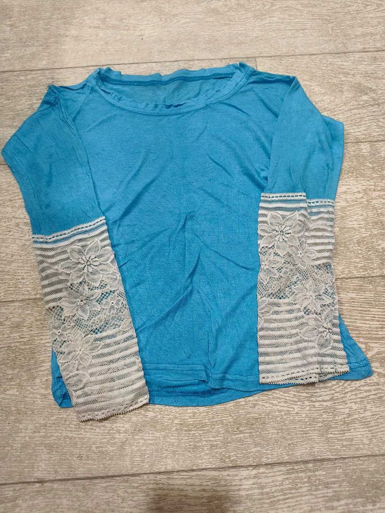 Net sleeves Top