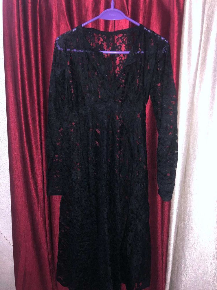 Handmade Mesh Middie Dress