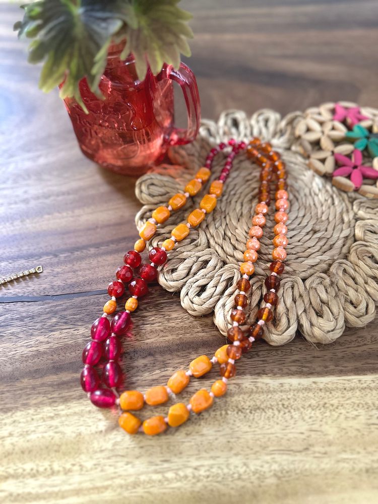Vintage Beaded Necklace Set