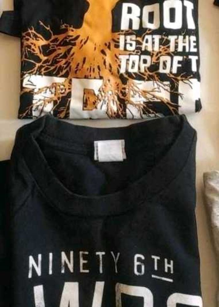 Graphic Print Black T-Shirt