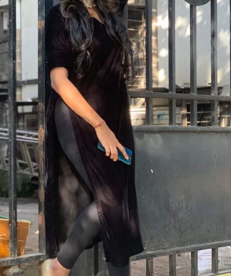 Elegant Black Kurta