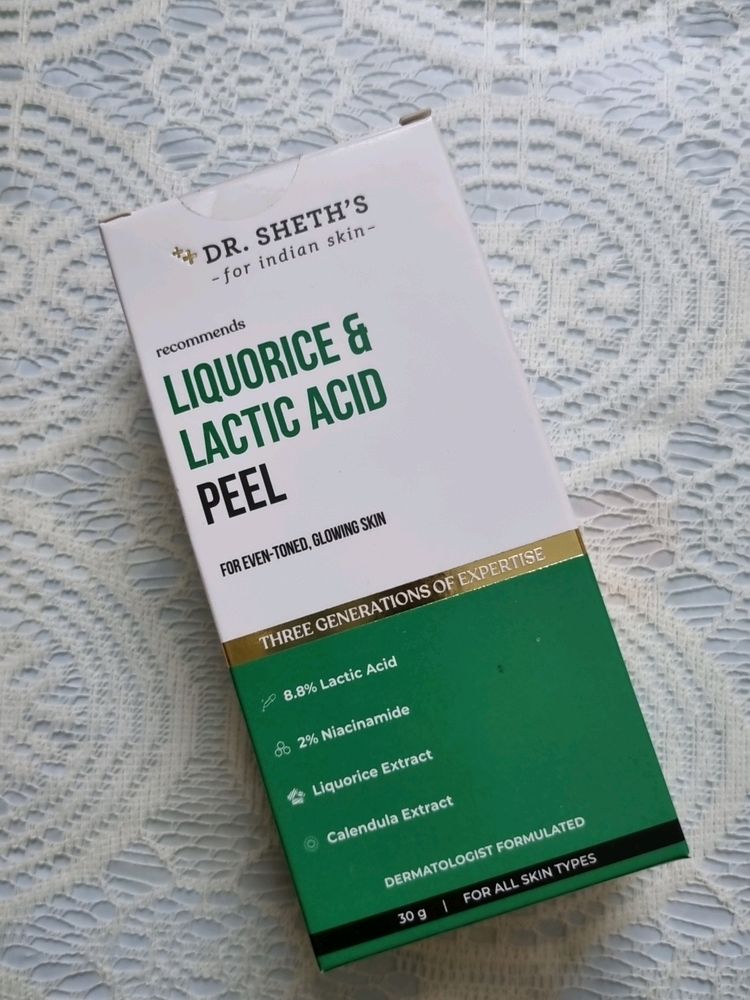 Dr Sheths Liquorice &amp; Lactic Acid Peel
