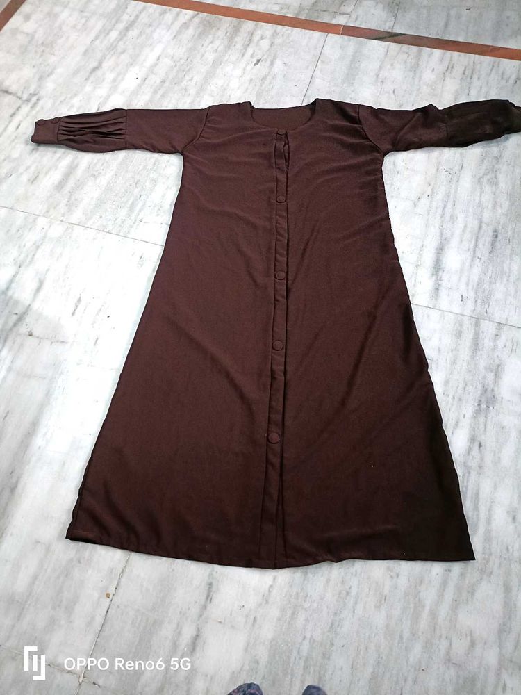 Elegant Brown Abaya