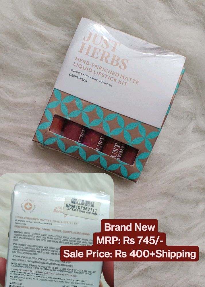 Just Herbs Mini Lipstick Set Of 5