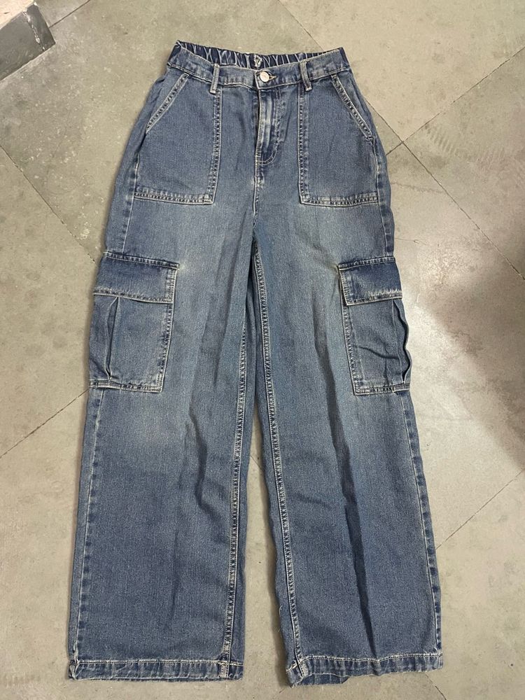 Cargo Denim Jeans ❤️‍🔥