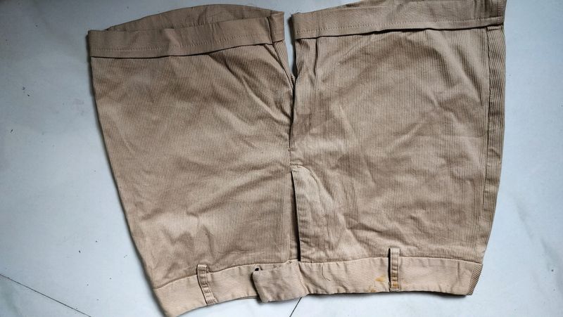 Cotton Khaki Short