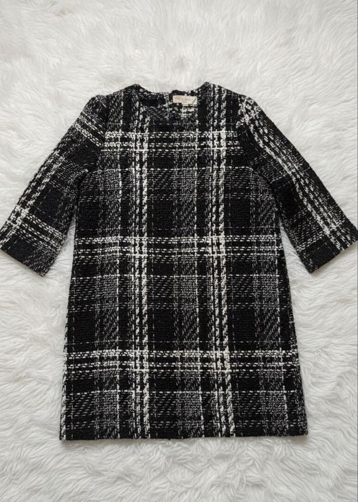 Tweed Plaid Dress