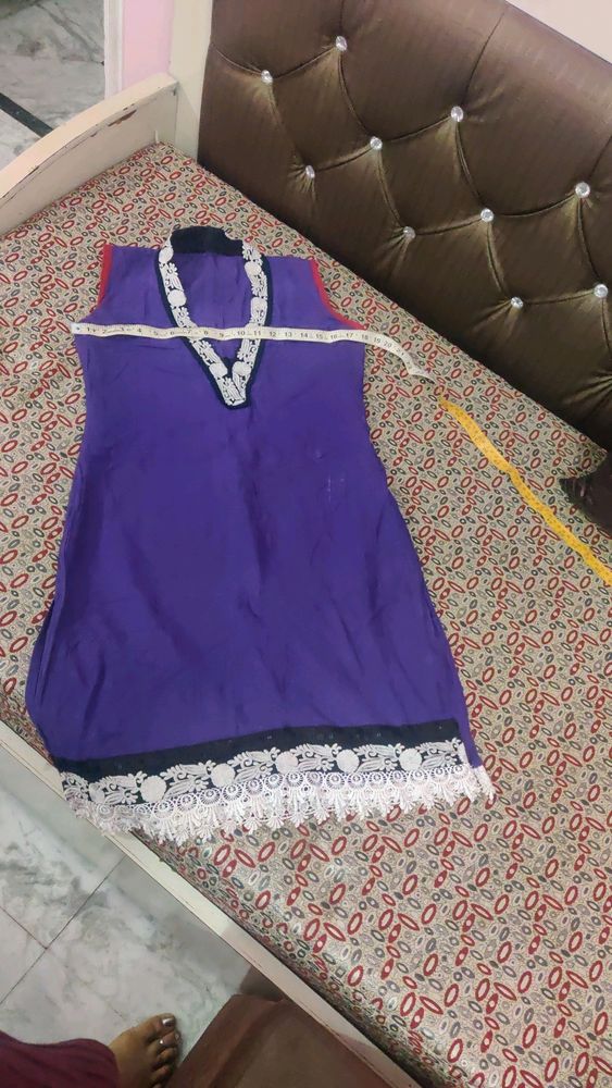 used cotton fabric kurti fit upto xl