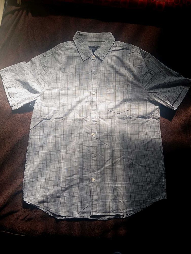 Men Pesca Boxy Checked Shirt