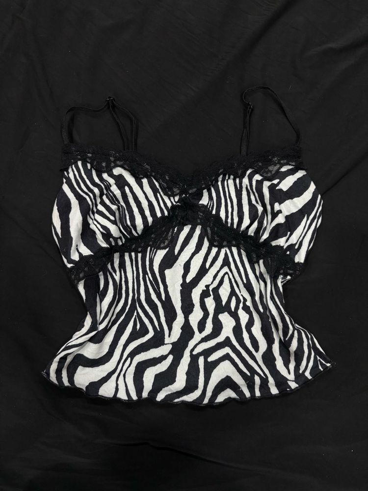 Zebra Print Cami Top