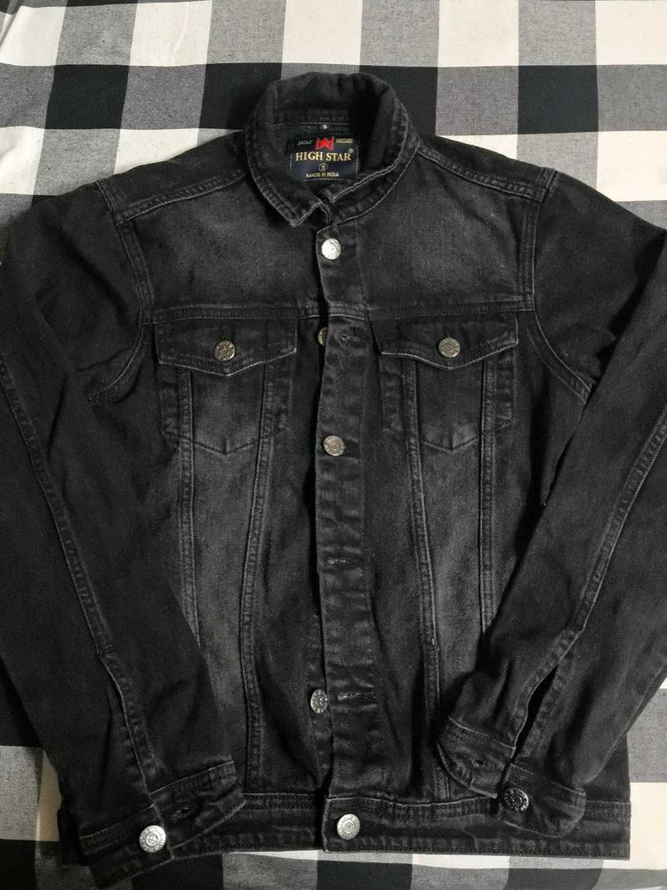 High Star Black Denim Jacket