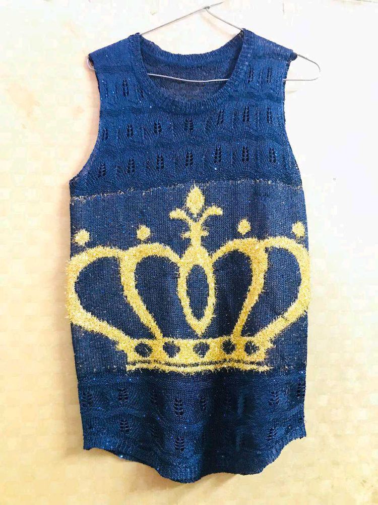 Navy Blue Styles Top