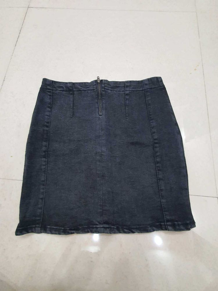 Denim Mini Skirt