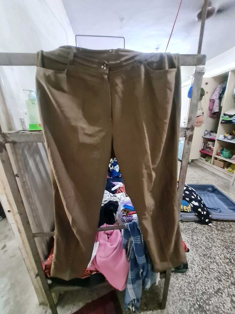 Brown Casual Trousers