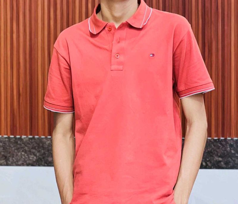 Tommy Hilfiger Polo - Salmon