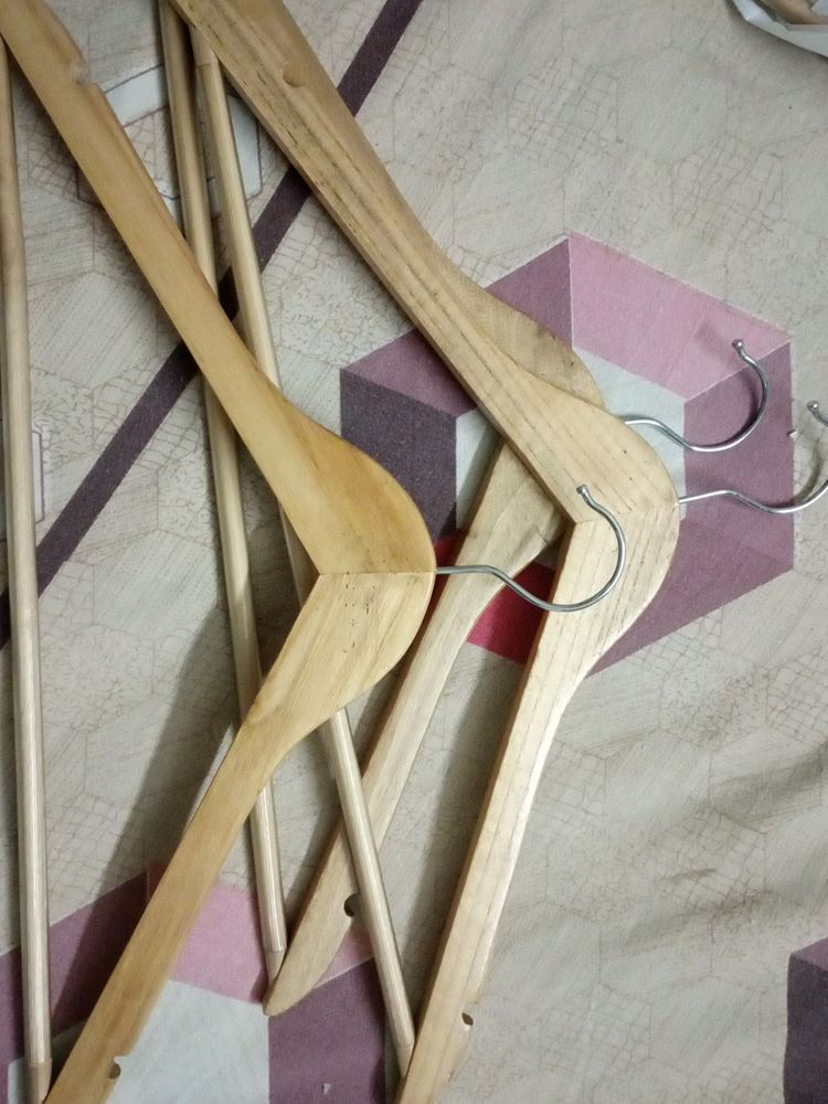 Wooden Hangers - Set of 6