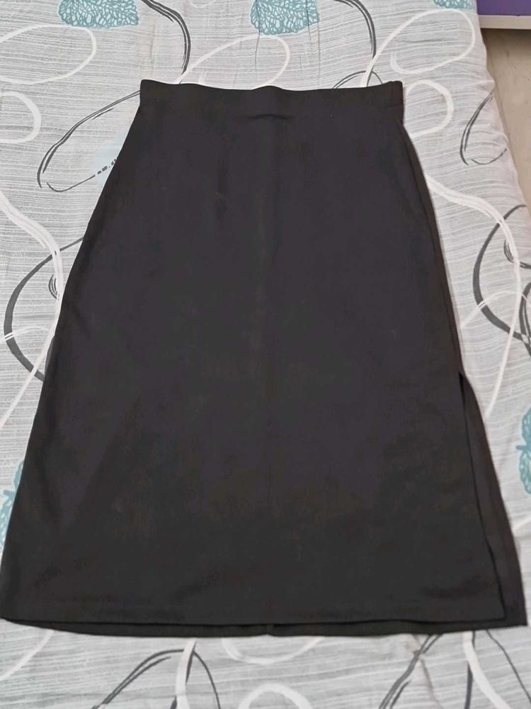 Black Straight Skirt