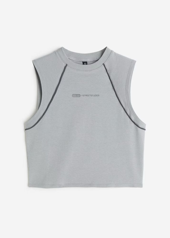 Crop top HnM grey