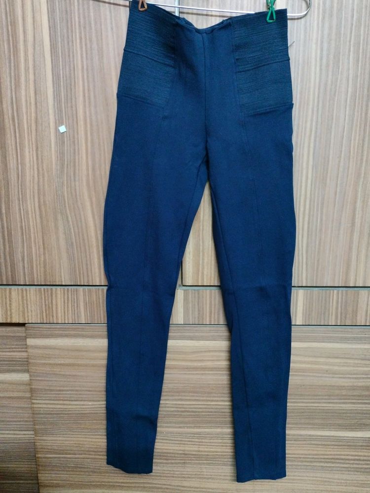 Blue Treggings