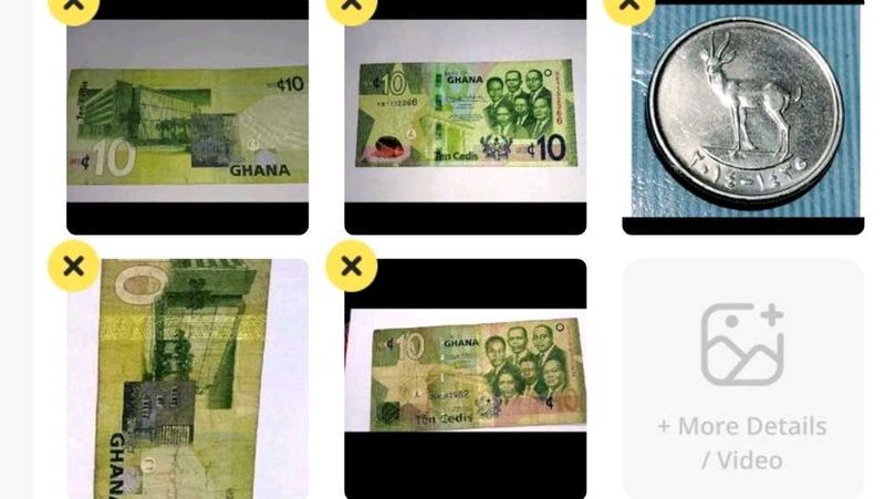 2 Ghana 10 Ceidi Notes+ Free Coin