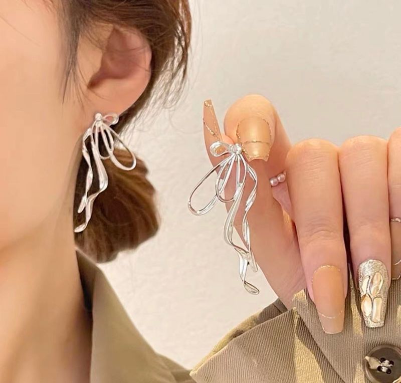 Bow Drop Earrings