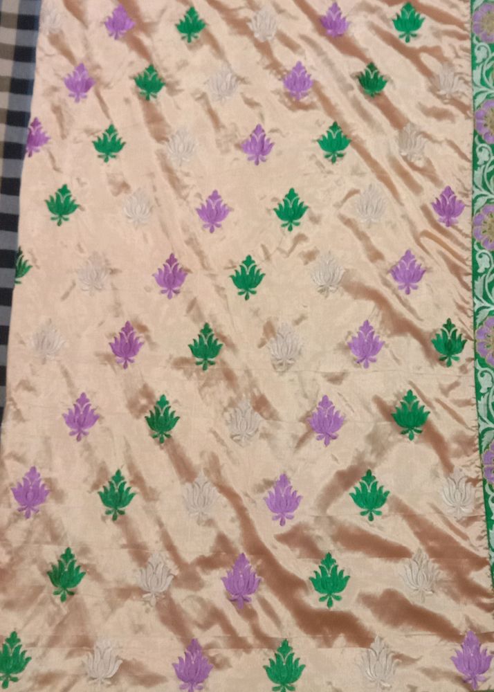 Embroidered Silk Fabric