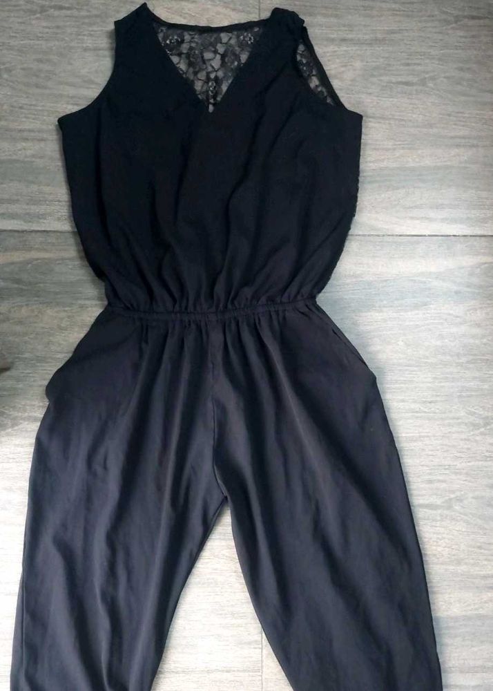 Black Lace Jumpsuit