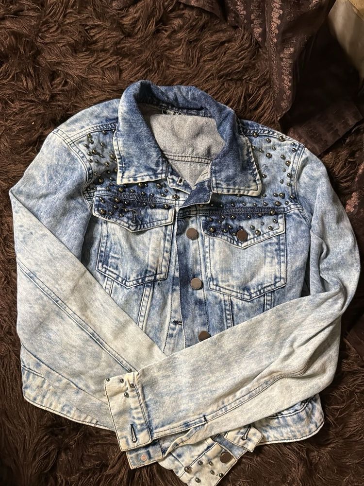 Studded Denim Jacket