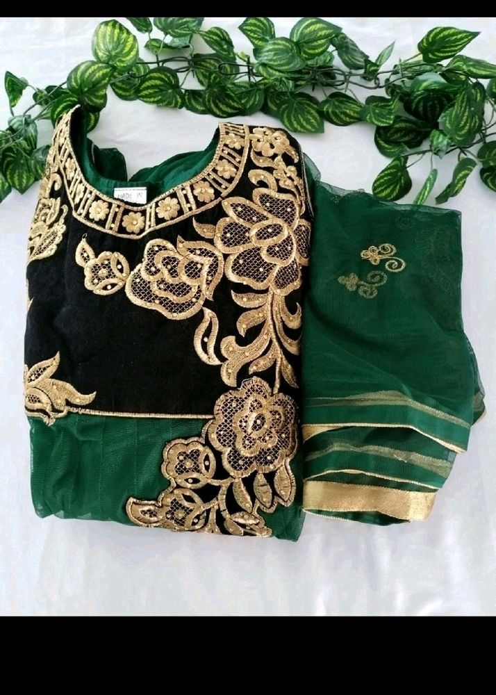 Gown With Dupatta