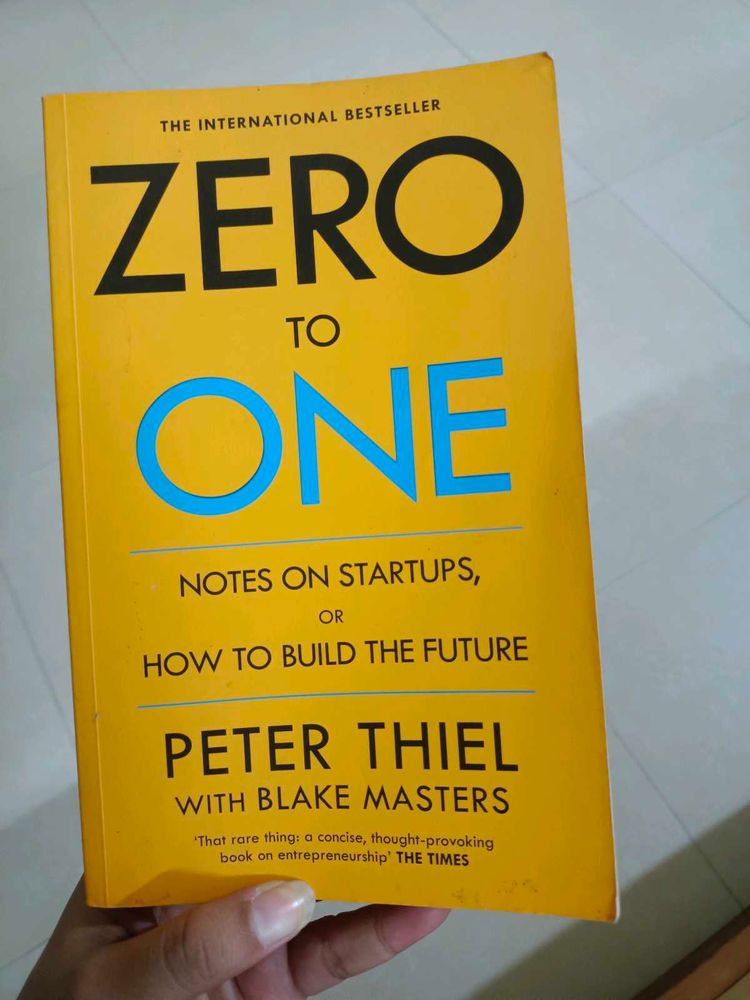 Zero To One - Peter Thiel