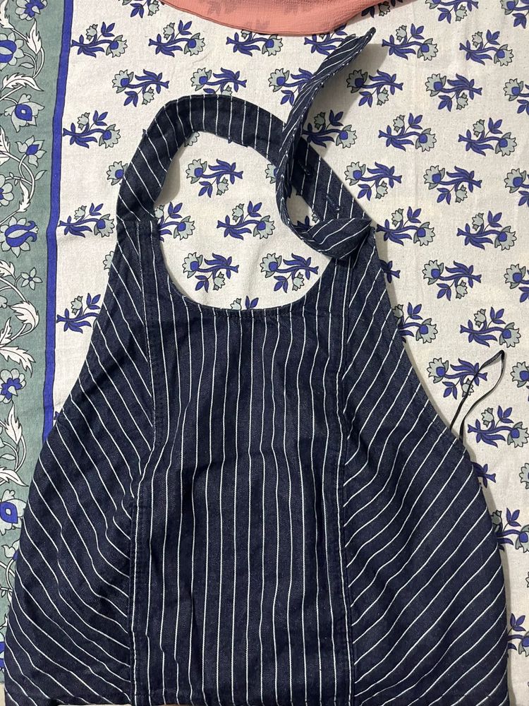 Halterneck Backless Top