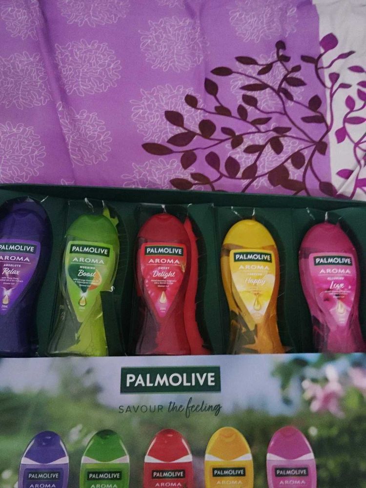 Palmolive Body Wash, Pack Of 5 Different Aroma