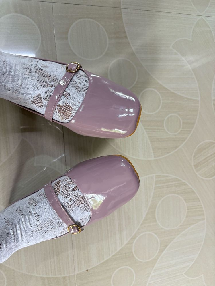 Pink Patent Mary Janes