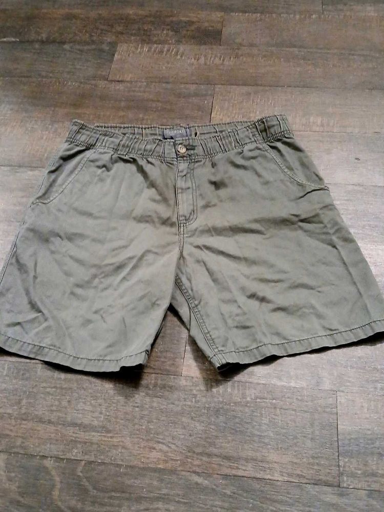 Boys Olive Green Shorts Size 10
