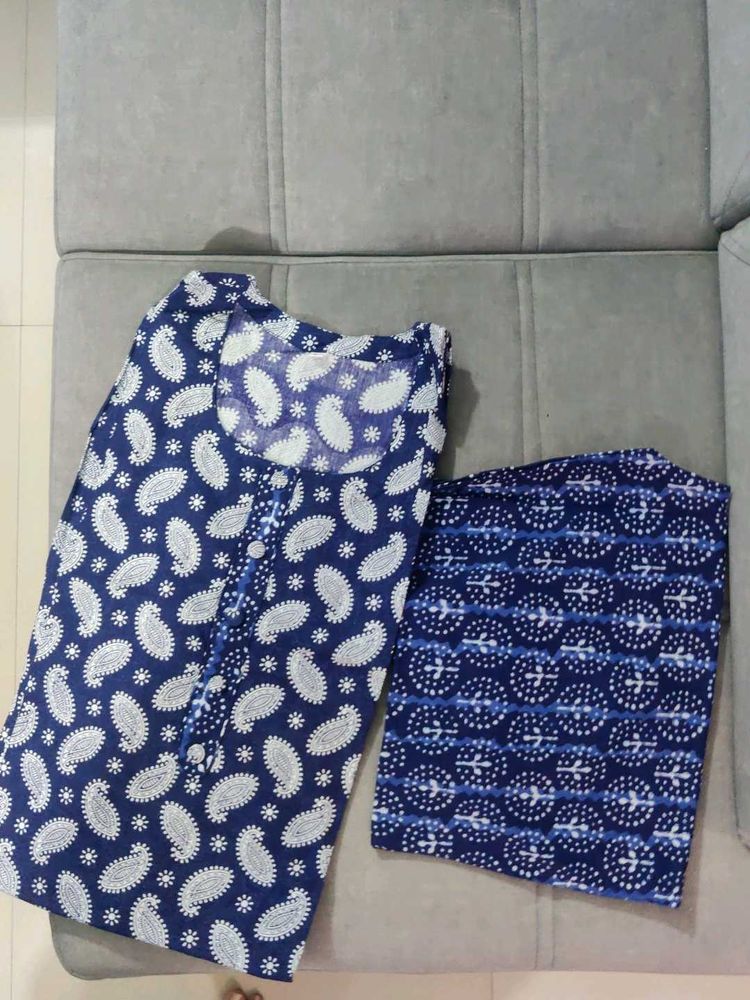 Blue Plazzo Set