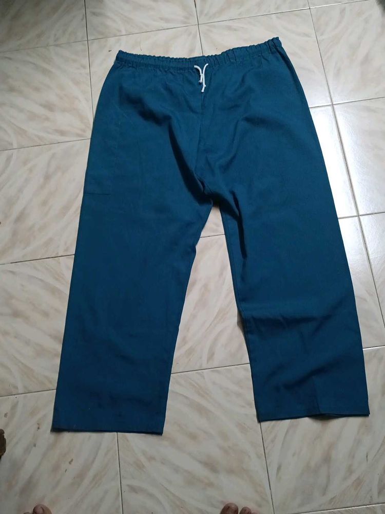 Blue Casual Pants