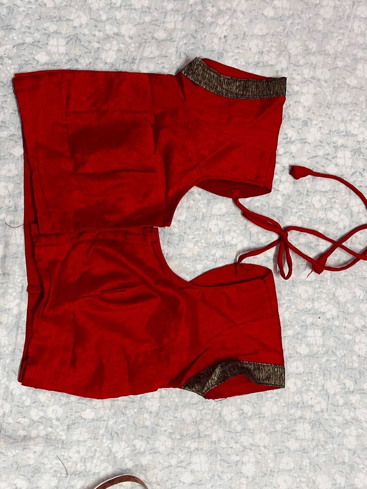 Dark Red Blouse