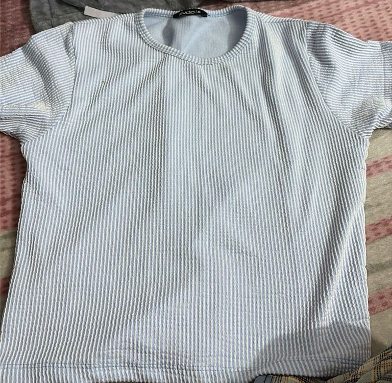 Blue Striped Studio T-Shirt