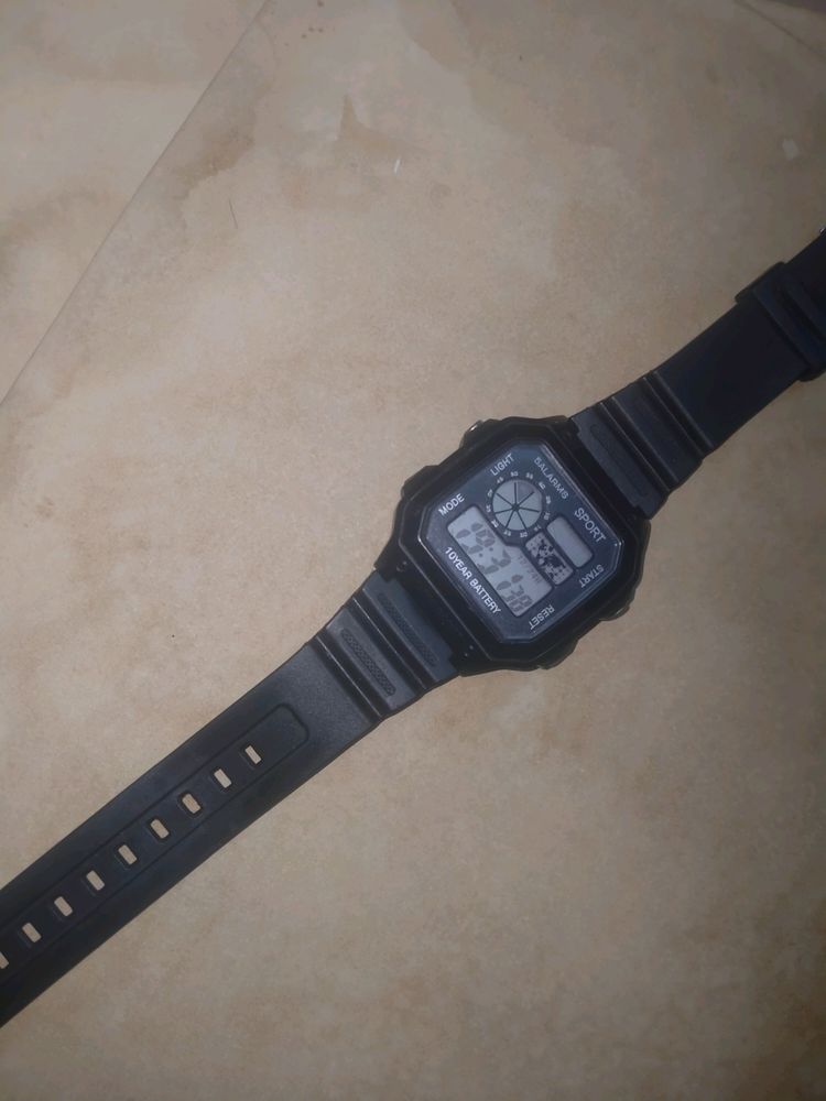 Digital Unisex Watch (Black)