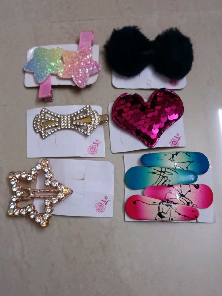 Cute Hair Clip Bundle