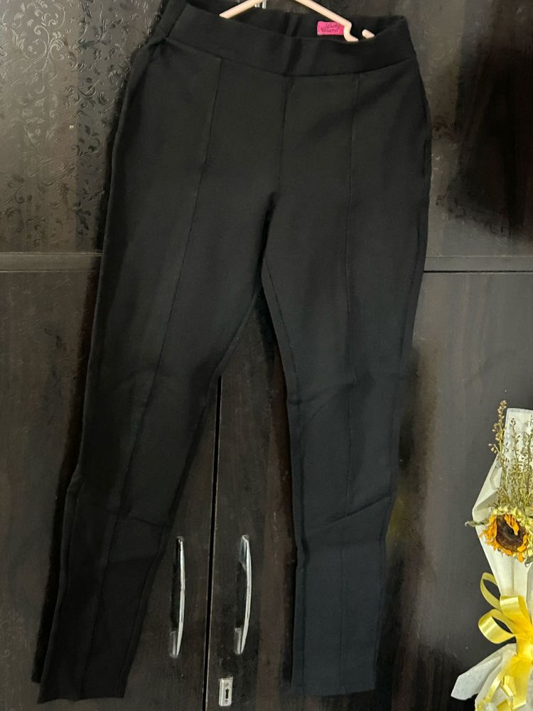 Black Fitted Pants