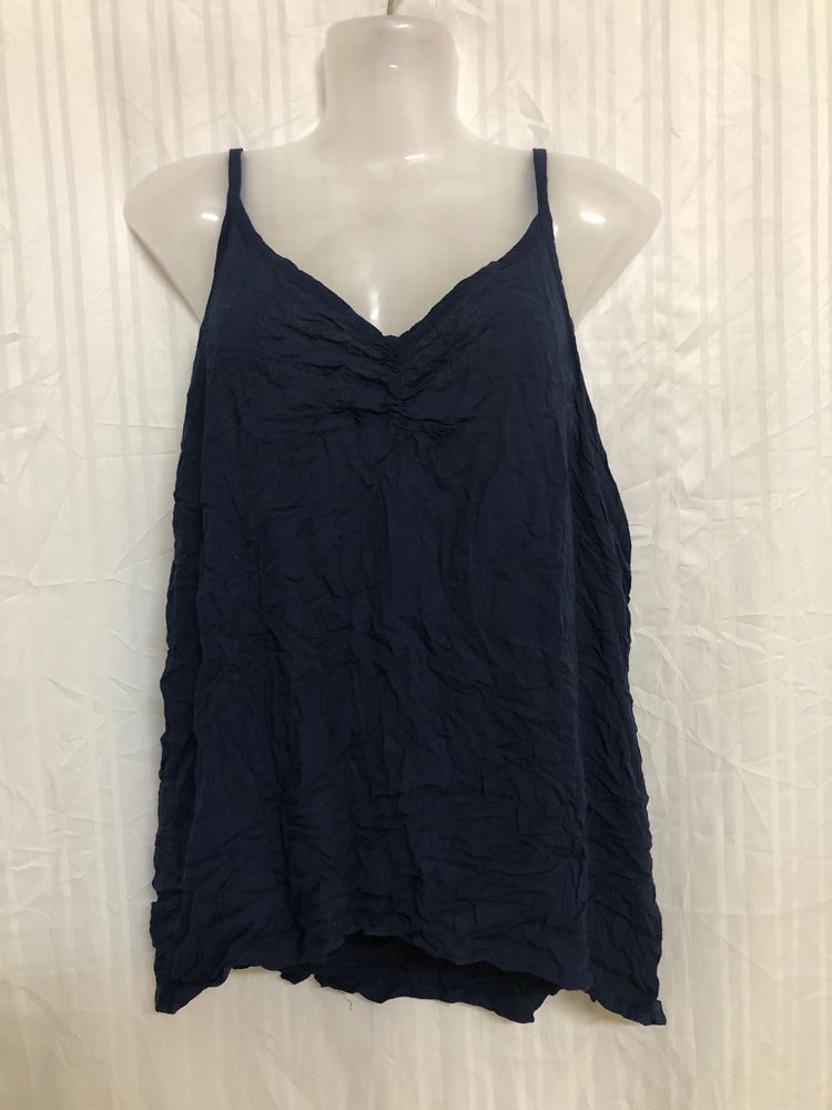 Blue Sleeveless Top