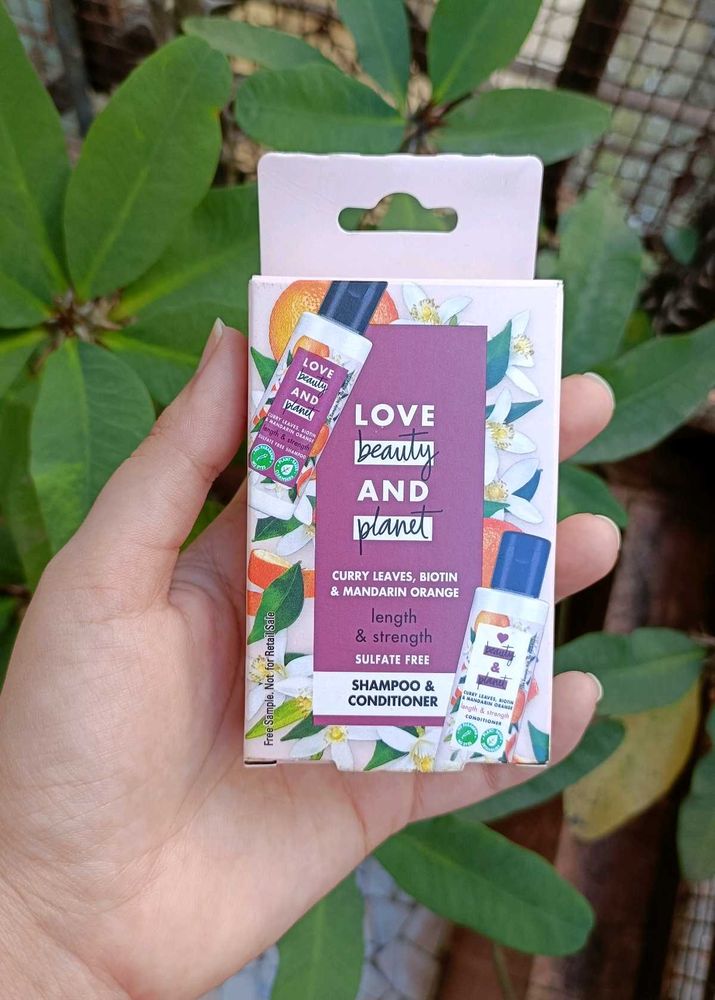 Love Beauty and Planet Shampoo an Conditioner