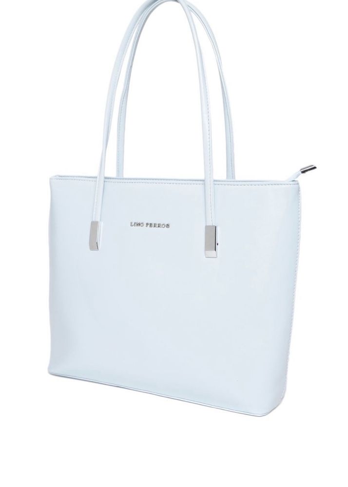 Lino Perros Blue Solid Shouder Bag