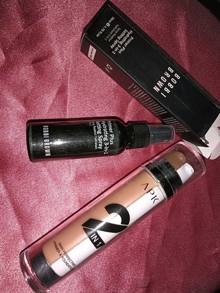 Foundation/Primer And Setting Spray Combo ....